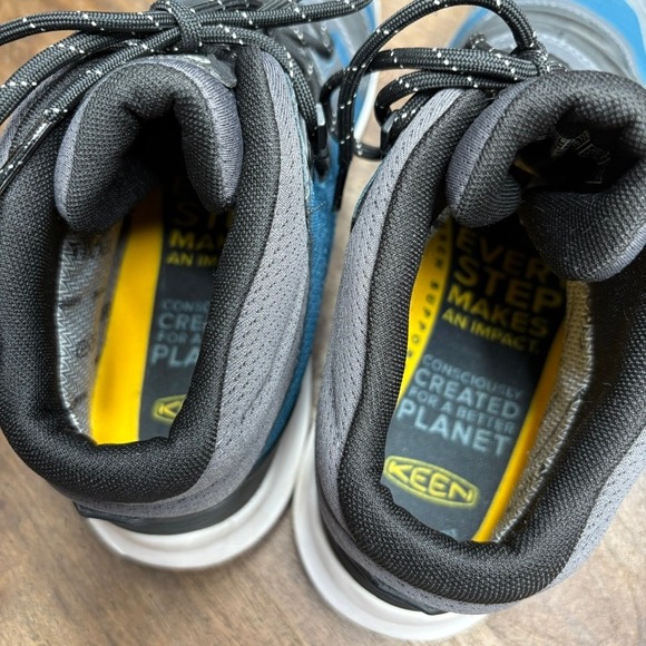 KEEN Boots Womens Size 9 Blue Waterproof Hiking Outdoor MSRP $180 - Picture 7 of 8